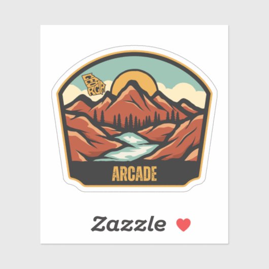 Sticker Arcade, Géorgie (Feuille)