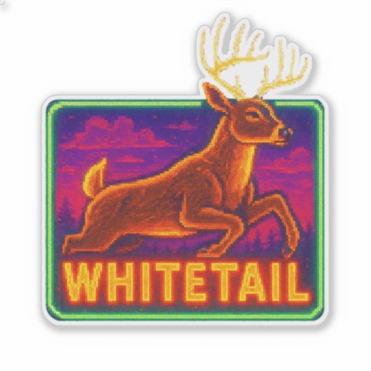 Sticker Arcade Whitetail (Devant)