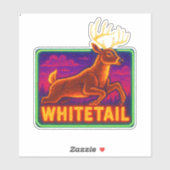 Sticker Arcade Whitetail (Feuille)