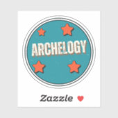 Sticker Archéologie (Feuille)