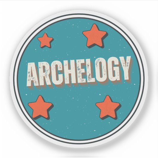 Sticker Archéologie (Devant)