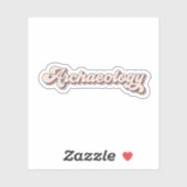 Sticker Archéologue, Archéologie, Dire (Feuille)