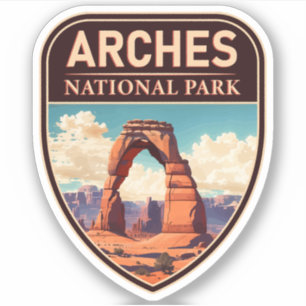 Sticker Arches Parc National Moab Utah Delicate Arch