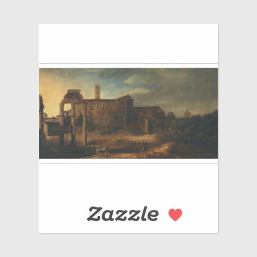 Sticker Architecture romaine antique Ruines romaines (Feuille)