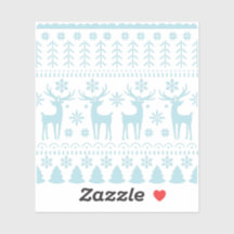 Arctic Blue Folk Art thème hiver