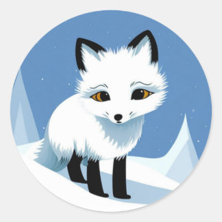 Sticker Arctic Fox