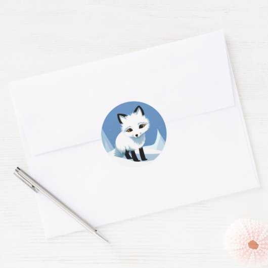 Sticker Arctic Fox (Enveloppe)