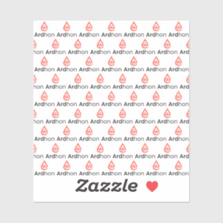 Sticker Ardhon - wear your style, your way throw pillow