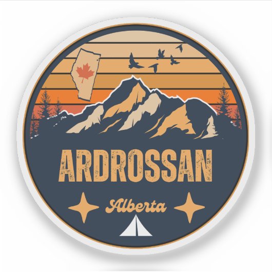 Sticker Ardrossan, Alberta (Devant)