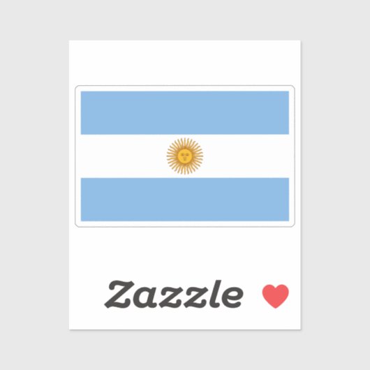 Sticker Argentina (Feuille)