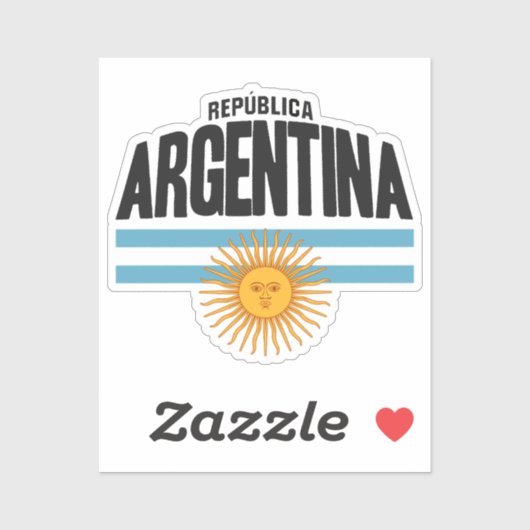 Sticker Argentine (Feuille)