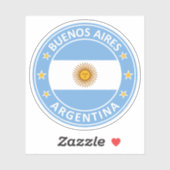 Sticker Argentine, Buenos Aires (Feuille)