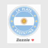 Sticker Argentine, La Plata (Feuille)