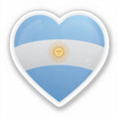 Sticker Argentine Love Flag (Recto)