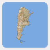 Sticker Argentine Map (Devant)