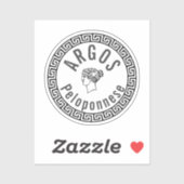 Sticker Argos - Péloponnèse (Grèce) (Feuille)