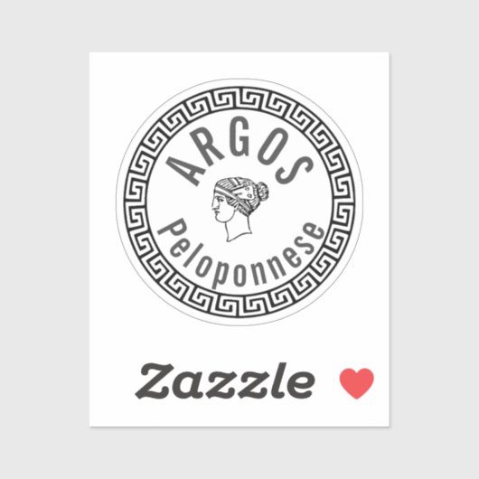Sticker Argos - Péloponnèse (Grèce) (Feuille)