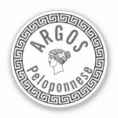 Sticker Argos - Péloponnèse (Grèce) (Recto)