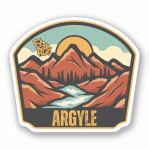 Sticker Argyle, Géorgie
