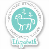 Sticker Aries (Devant)