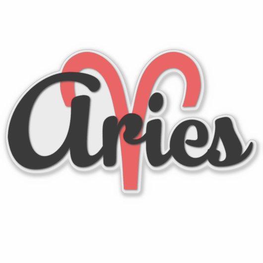 Sticker Aries (Devant)