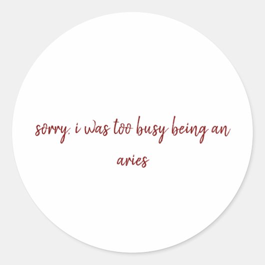 Sticker Aries (Devant)