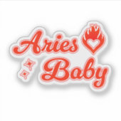 Sticker Aries baby (Devant)