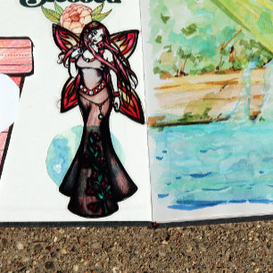 Sticker Aries Zodiac Fée Déesse Astrologie Fées