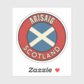 Sticker Arisaig, Écosse (Feuille)