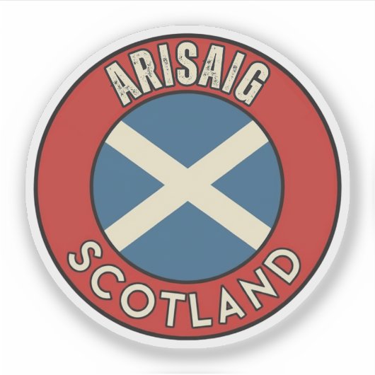 Sticker Arisaig, Écosse (Devant)