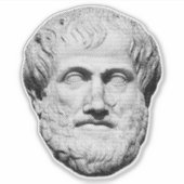 Sticker Aristote philosophe grec (Devant)