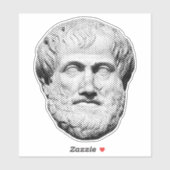 Sticker Aristotle Greek Philosopher (Feuille)
