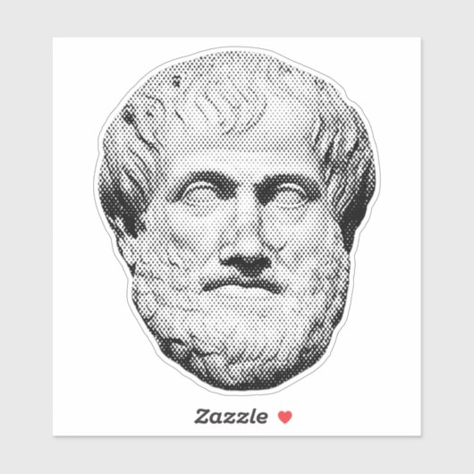 Sticker Aristotle Greek Philosopher (Feuille)