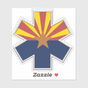 Sticker Arizona EMS Étoile de la Vie