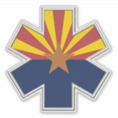 Sticker Arizona EMS Star of Life (Devant)