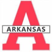 Sticker Arkansas (Devant)