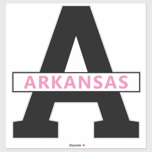 Sticker Arkansas (Feuille)