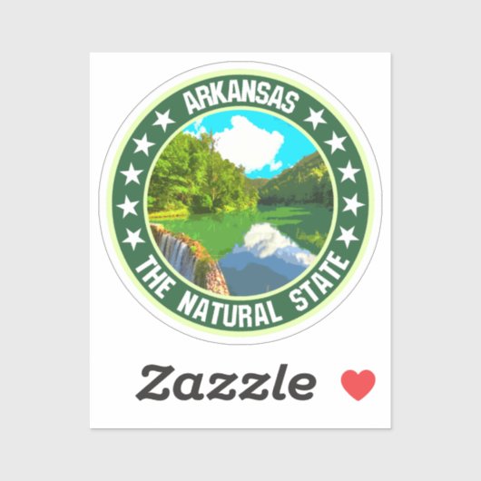 Sticker Arkansas (Feuille)