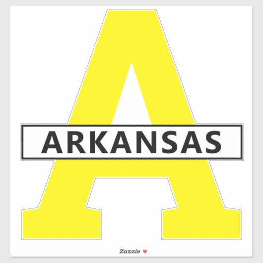 Sticker Arkansas (Feuille)