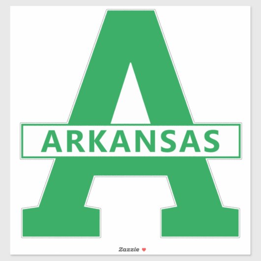 Sticker Arkansas (Feuille)