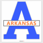Sticker Arkansas (Feuille)