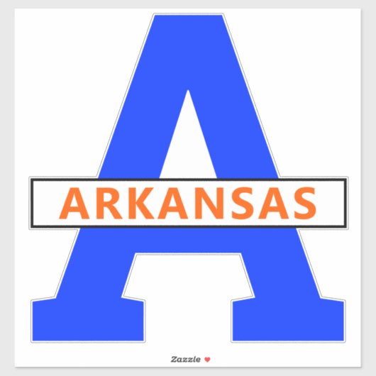 Sticker Arkansas (Feuille)