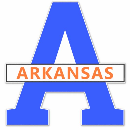 Sticker Arkansas (Devant)