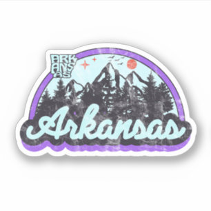 Sticker Arkansas Etat Vintage