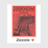 Sticker Arkham Asylum : Restreint (Feuille)
