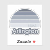 Sticker Arlington Texas (Feuille)