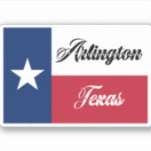 Sticker Arlington Texas (Devant)