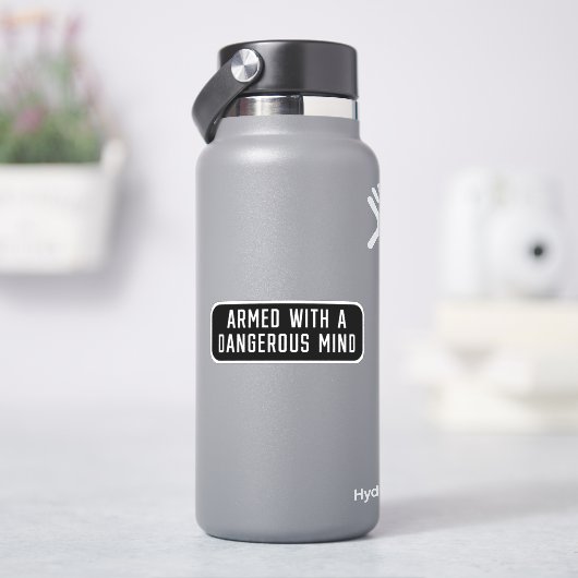 Sticker Armé D'Un Esprit Dangereux (HydroFlask)
