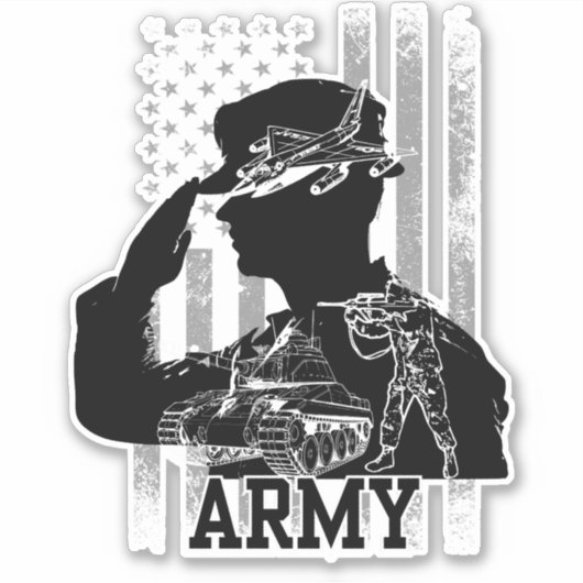 Sticker Armée (Devant)