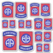 Sticker Armée 82e Division aéroportée de l'ABN Fort Bragg  (Devant)